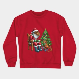 Dino Claus Crewneck Sweatshirt